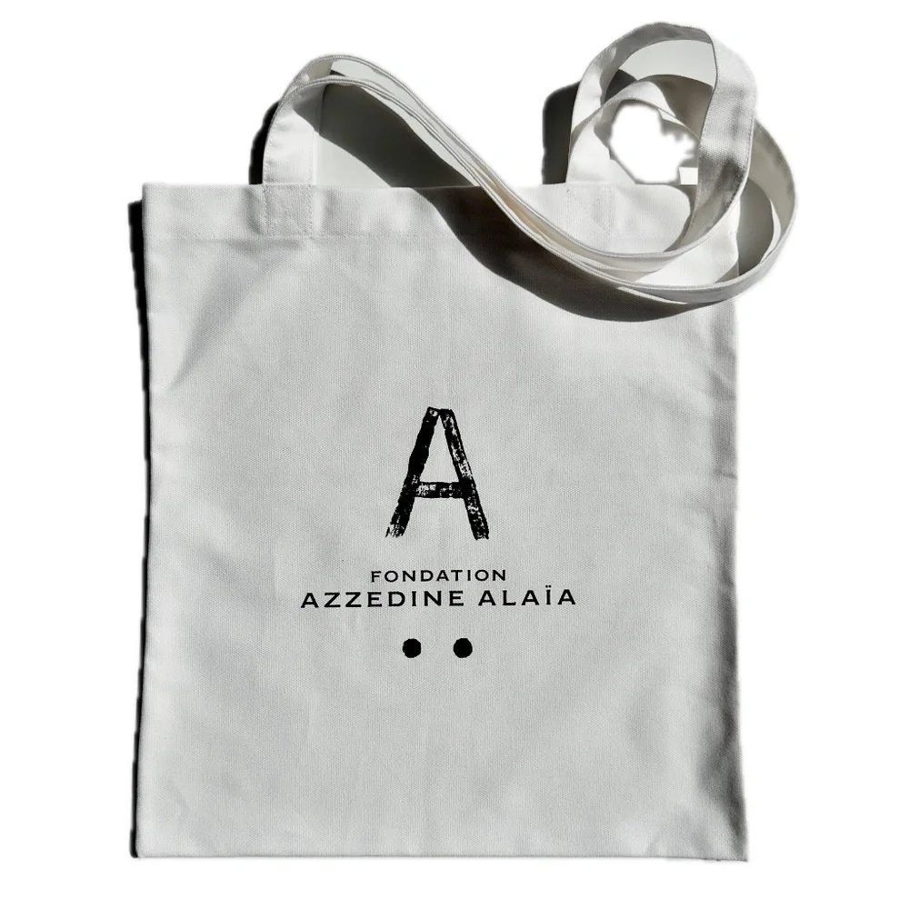 NWT Fondation Azzedine Alaïa Canvas Tote - White - OS